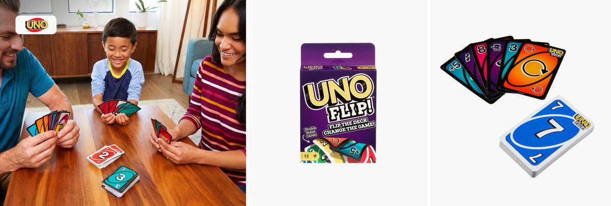 Mattel UNO Flip Card Game