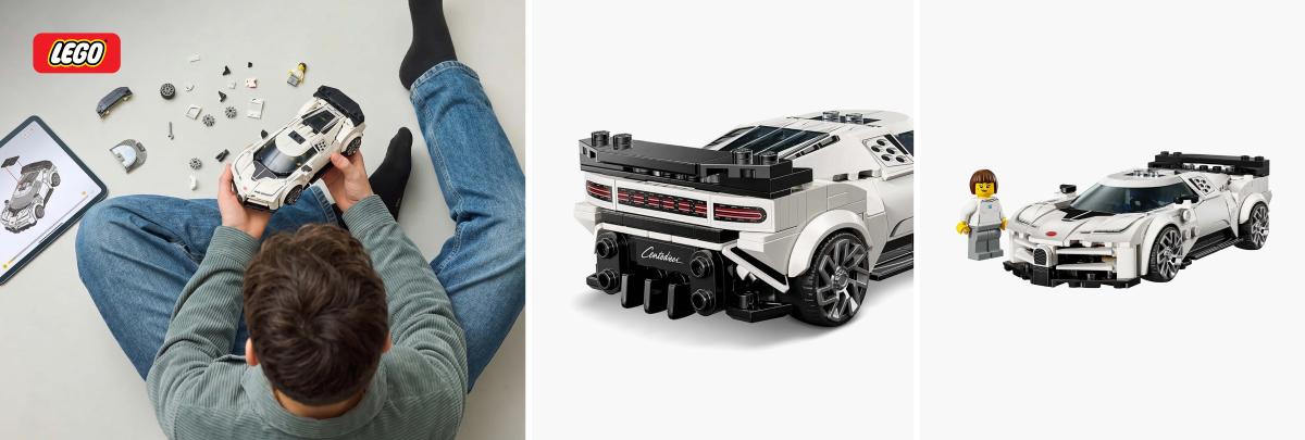 LEGO Speed Champions Bugatti Centodieci Hyper Sports Car Toy 77240
