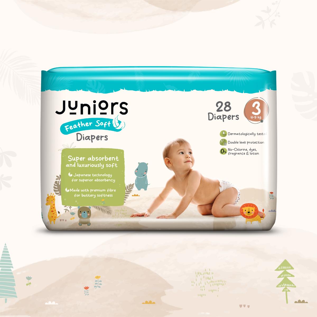 Juniors Diapers Size 3 | Babyshop