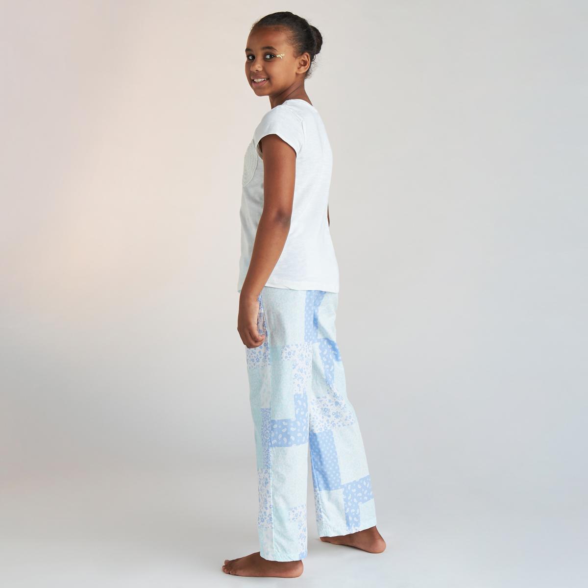 Juniors Applique Detail Pyjama Set